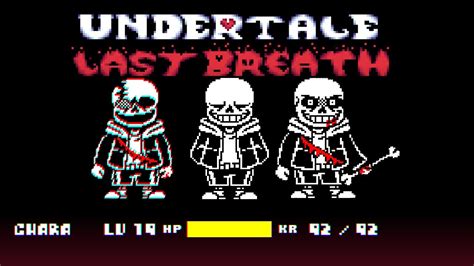 Undertale - Ultra-Sans Fight (Fan-made). . Last breath sans full fight